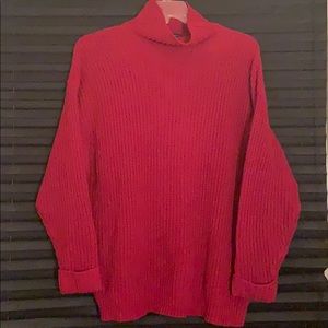 Oversized American Eagle Turtleneck Sweater